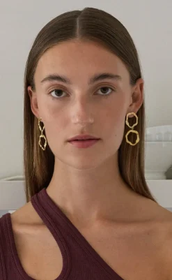 Clearance Øreringe - Miriam - Gold Colour Smykker