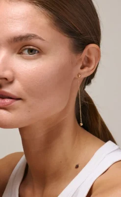 Discount Øreringe -  Balloon - Gold Colour Smykker