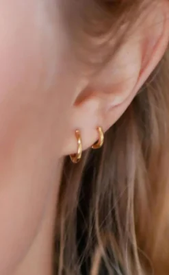 Hot Øreringe - Classic - Gold Colour Smykker