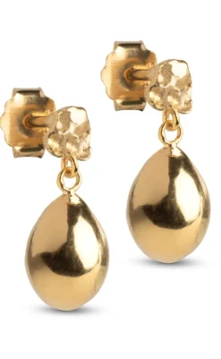 Clearance Øreringe - Poe -  Forgyldt Smykker