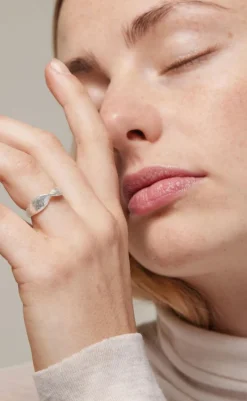 New ENAMEL- Copenhagen Ring - Adele - Silver Colour Smykker