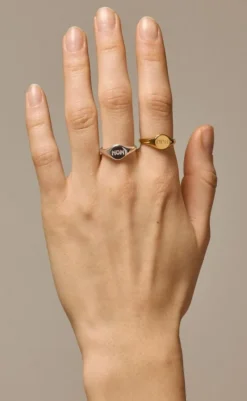 Sale Ring - Mom Signet - Gold Colour Smykker
