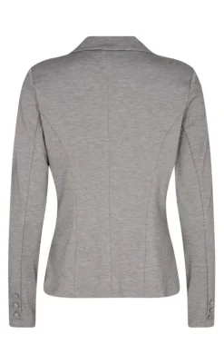Discount Blazer - Nanni - Med. Grey Melange Blazere & Indejakker
