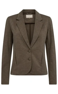 Discount Blazer - Nanni - Morel Melange Blazere & Indejakker