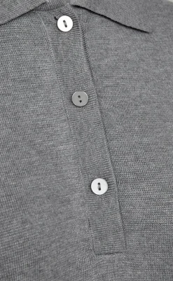 Bluse - Ani - Medium Grey Melange Bluser