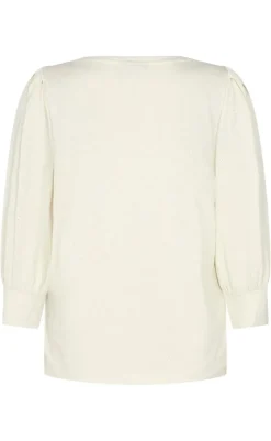 Discount Bluse - Blond - Off. White Bluser