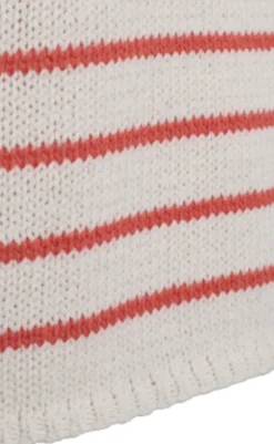 Clearance Bluse - Grande - Brilliant White w. Hot Coral Bluser