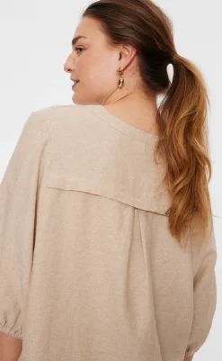 Hot Bluse - Lava 204290 - Sand Melange Bluser