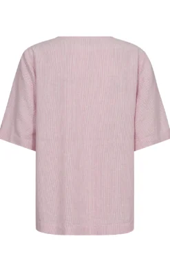 Hot Bluse - Lava - Off White w. Fuchsia Pink Bluser
