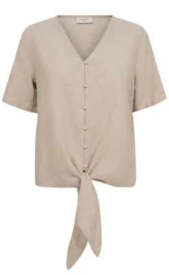 Online Bluse - Lava - Sand Melange Bluser