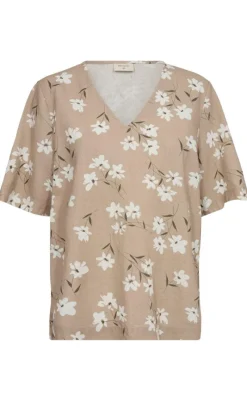 Best Bluse - Lava - Simply Taupe w. Off-white Bluser
