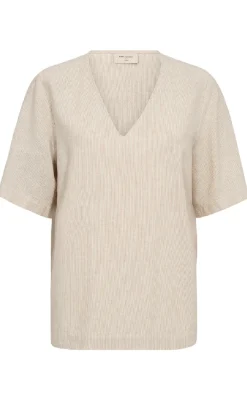 Discount Bluse - Lava - Simply Taupe w. Off-white Bluser