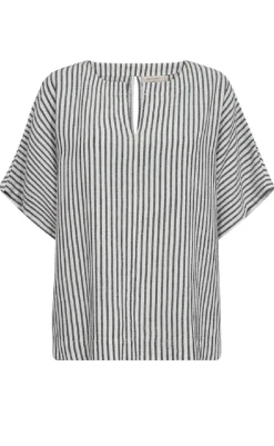 New Bluse - Lavisco - Star Off-white w. Navy Blazer Bluser|Blazere & Indejakker