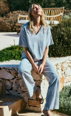 New Bluse - Lavisco - Star Off-white w. Navy Blazer Bluser|Blazere & Indejakker