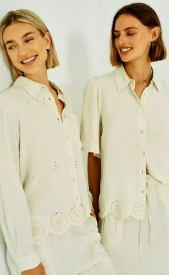 Discount Bluse - Linus - Moonbeam Melange Bluser