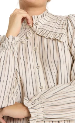 Best Bluse - Onilla - Moonbeam w. Black Bluser