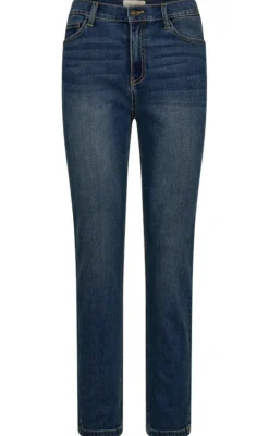 Online Bukser - Harlow Straight - Medium Blue Denim Bukser & Jeans