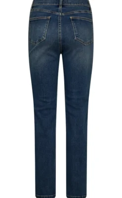 Online Bukser - Harlow Straight - Medium Blue Denim Bukser & Jeans