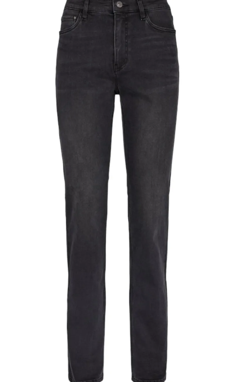Outlet Bukser - Harlow Straight - Black Denim Bukser & Jeans