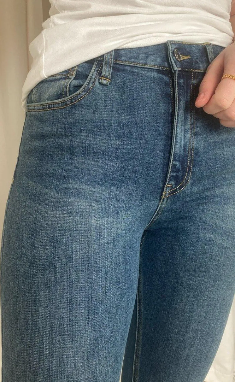 Outlet Bukser - Harlow - Medium Blue Bukser & Jeans