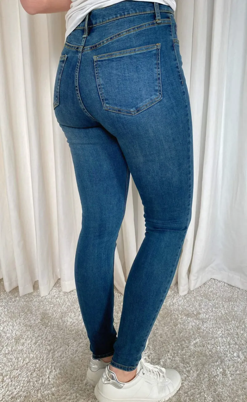 Outlet Bukser - Harlow - Medium Blue Bukser & Jeans