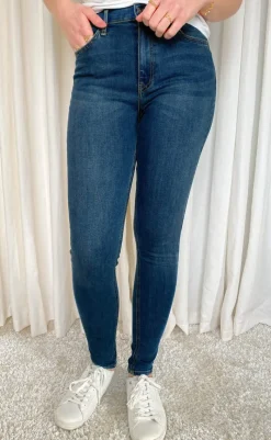 Outlet Bukser - Harlow - Medium Blue Bukser & Jeans