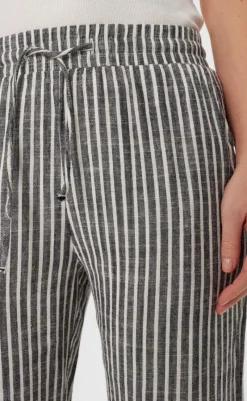 Online Bukser - Lava  - Black W. Off White Bukser & Jeans