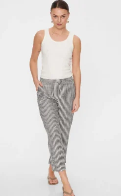 Online Bukser - Lava  - Black W. Off White Bukser & Jeans