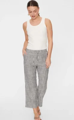 Online Bukser - Lava  - Black W. Off White Bukser & Jeans