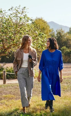 Online Bukser - Lava  - Black W. Off White Bukser & Jeans