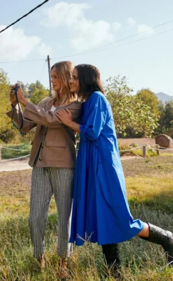 Online Bukser - Lava  - Black W. Off White Bukser & Jeans