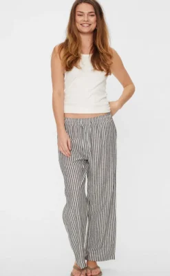 Online Bukser - Lava  - Black W. Off White Bukser & Jeans