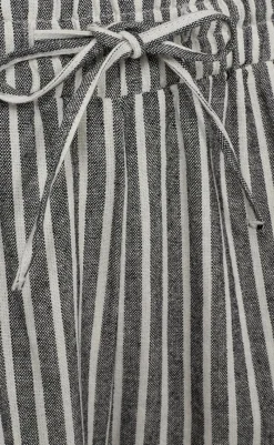 Online Bukser - Lava  - Black W. Off White Bukser & Jeans