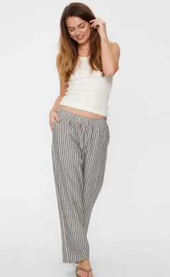 Online Bukser - Lava  - Black W. Off White Bukser & Jeans