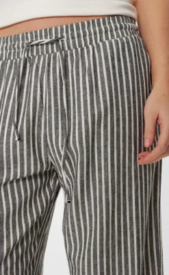 Online Bukser - Lava  - Black W. Off White Bukser & Jeans