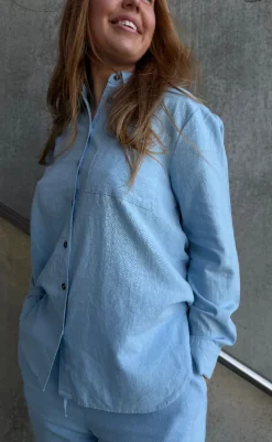 Sale Bukser - Lava  - Chambray Blue Bukser & Jeans