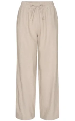 New Bukser - Lava  - Sand Melange Bukser & Jeans