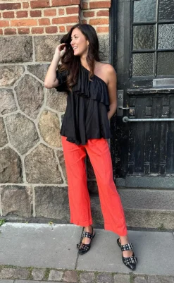 New Bukser - Lava Ankle - Hot Coral Bukser & Jeans