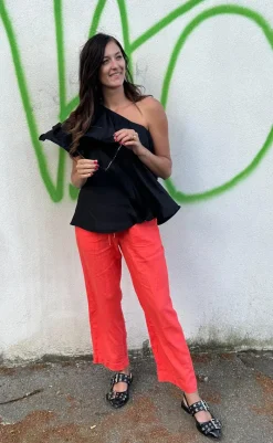 New Bukser - Lava Ankle - Hot Coral Bukser & Jeans