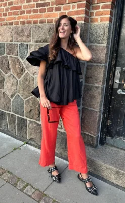 New Bukser - Lava Ankle - Hot Coral Bukser & Jeans