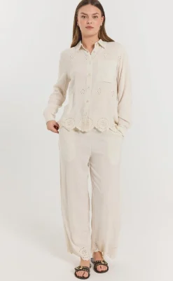 Hot Bukser - Linus - Moonbeam Melange Bukser & Jeans