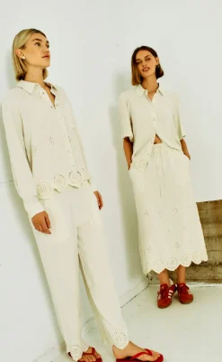 Hot Bukser - Linus - Moonbeam Melange Bukser & Jeans