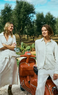 Hot Bukser - Linus - Moonbeam Melange Bukser & Jeans