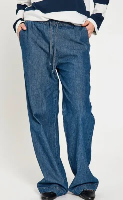 Outlet Bukser - Lisea - Medium Blue Denim Bukser & Jeans