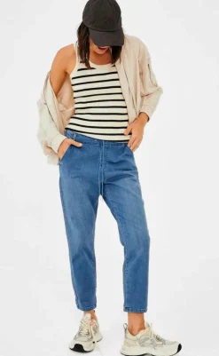 Clearance Bukser - Marvin - Medium Blue Denim Bukser & Jeans