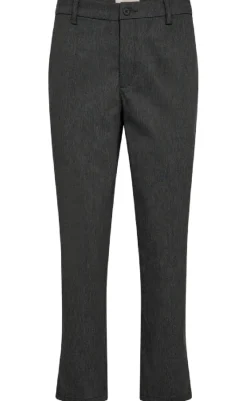 New Bukser - Maya - Dark Grey Melange Bukser & Jeans