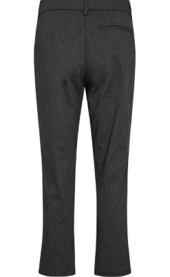 New Bukser - Maya - Dark Grey Melange Bukser & Jeans