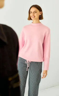 Outlet Bukser - Melly - Off-white w. Navy Blazer Bukser & Jeans|Blazere & Indejakker