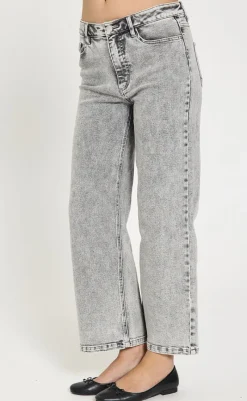 New Bukser - Milly - Light Grey Denim Bukser & Jeans