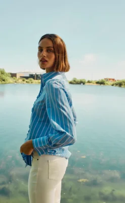 Clearance Bukser - Pasey - Star Off-white Bukser & Jeans